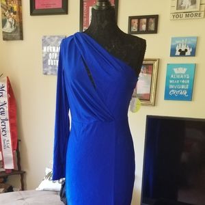 Blue Jersey Gown